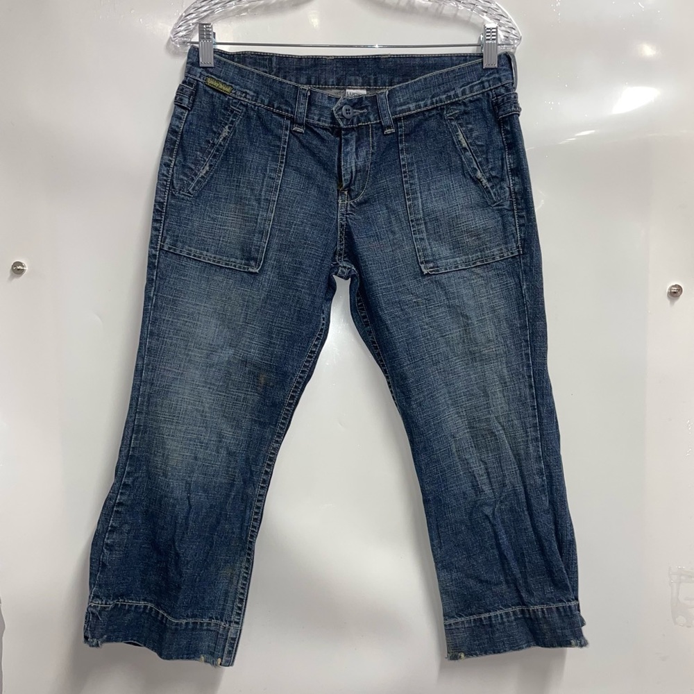 Lucky brand size 6 blue Jean cropped - Picture 2 of 8
